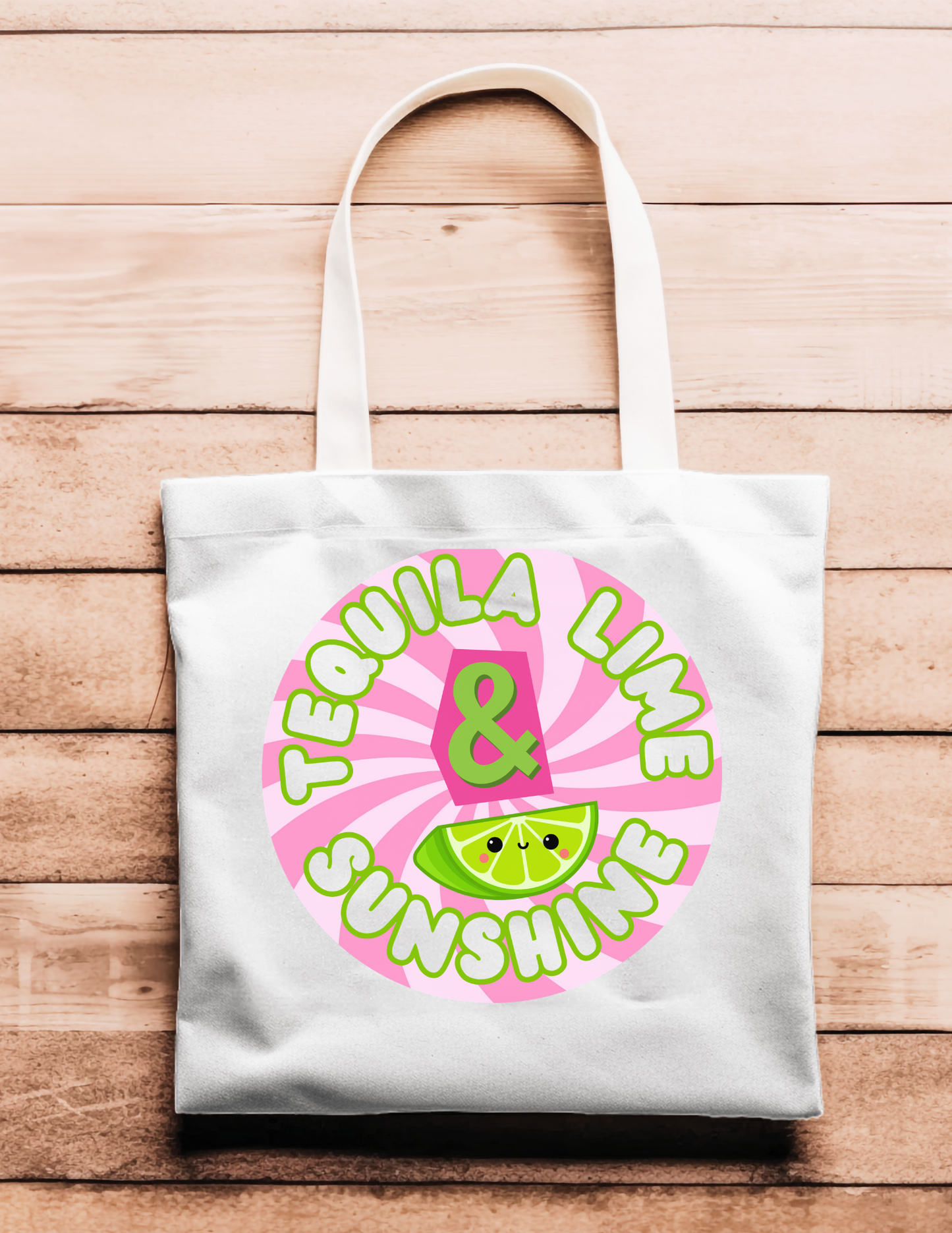 Artsy Tote Bag - Tequila, Lime & Sunshine