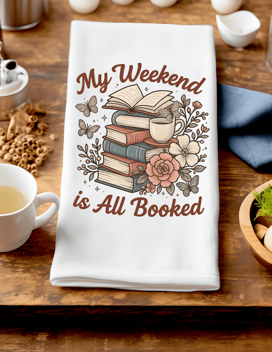 Artsy Accent Towel - My Weekend is Booked