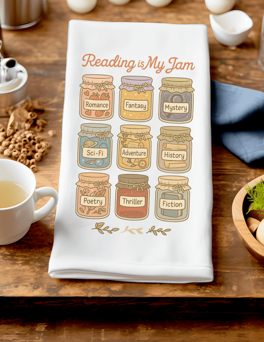 Artsy Accent Towel - Reading Is My Jam